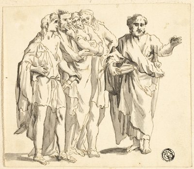 Der heilige Paulus predigt von Unknown artist