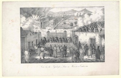 Szene an der Nussdorfer Linie nach Wien von Unknown artist