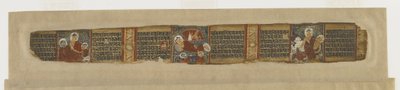 Szenen aus dem Leben Buddhas aus einem Prajna-paramita-Manuskript von Unknown artist
