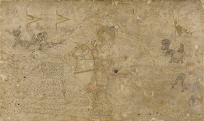 Shah Jahan und sein Sohn Dara Shikoh auf der Jagd von Unknown artist