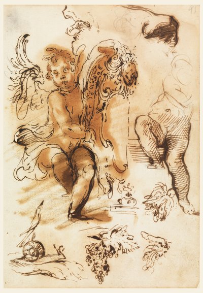 Blatt aus einem Skizzenbuch von Unknown artist
