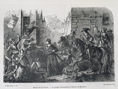 Schleudern-Szene - Das Volk fordert 1648 Brousel