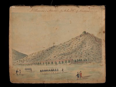 St. Thomas Mount, 9 Meilen südwestlich von Madras von Unknown artist