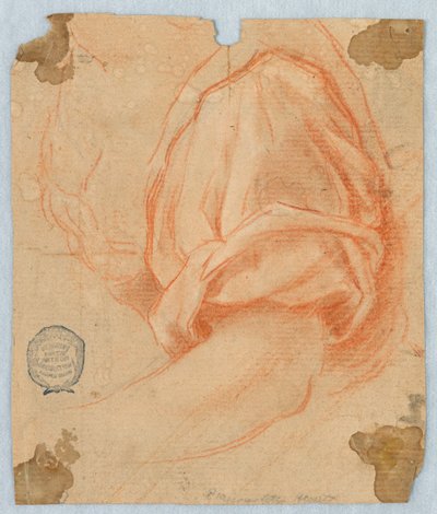 Studie des oberen Teils eines linken Männerarms von Unknown artist