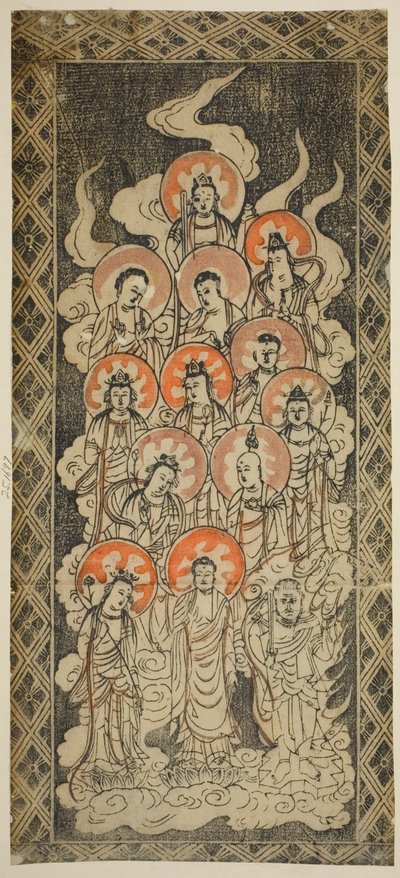 Die Dreizehn Buddhas von Unknown artist