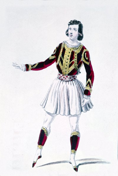 Der Tänzer und Choreograf Marius Petipa (1818-1910) in „Die Rechte des Herrn“ von Unknown artist
