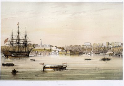 Der Hafen oder Admiraut von Istanbul im 19. Jahrhundert von Unknown artist