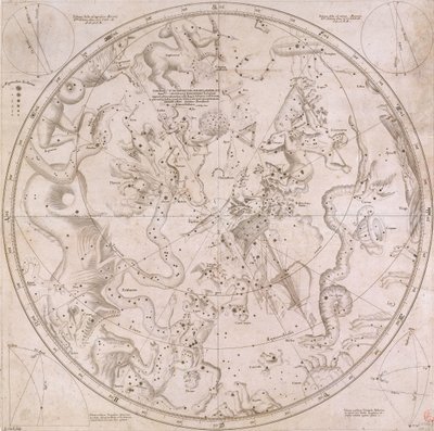 Die Rektaszensionen und Deklinationen der Hauptfixsterne in beiden Hemisphären bis zum Jahr 1678 von Unknown artist