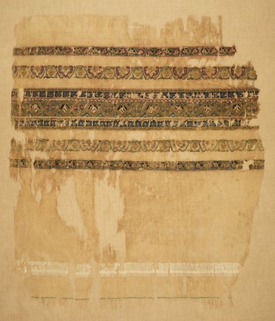 Turban oder Schalende mit Tiraz und Gold von Unknown artist