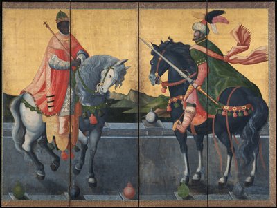 Westliche Könige zu Pferd von Unknown artist