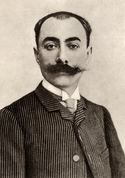 Andre (Charles Prosper) Messager (1853-1919) französischer Komponist und Dirigent von Unknown photographer