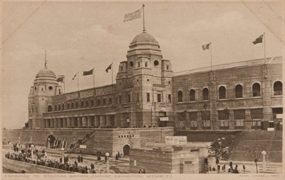 Eingang zum Stadion, British Empire Exhibition, Wembley von Unknown photographer