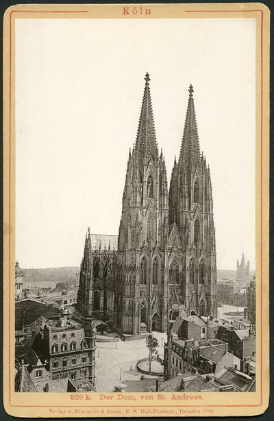 Deutschland, Nordrhein-Westfalen, Köln, Dom, veröffentlicht von Roemmler und Jonas, Dresden von Unknown photographer