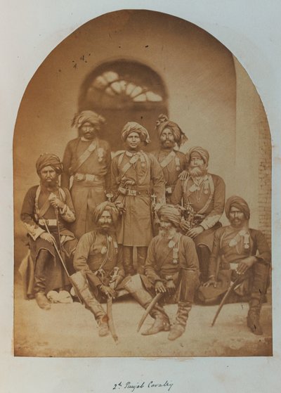 Indische Armee Offiziere und Unteroffiziere, alle Träger des Indischen Verdienstordens von Unknown photographer