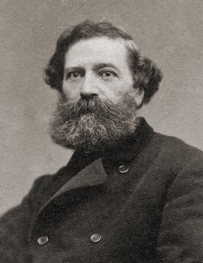 Porträt von Felix Pyat (1810-1889), französischer Schriftsteller, Journalist und Politiker von Unknown photographer