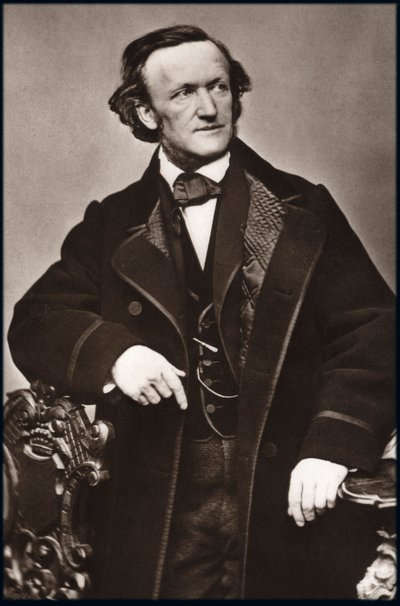 Porträt des Komponisten Richard Wagner (1813-1883) - Porträt von Richard Wagner (1813-1883), deutscher Komponist von Unknown photographer
