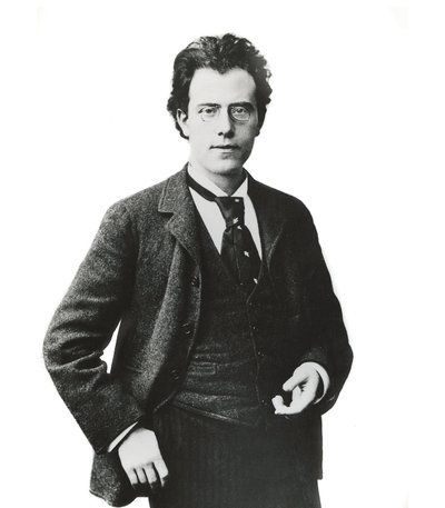 Porträt des österreichischen Komponisten und Dirigenten Gustav Mahler - von Unknown photographer