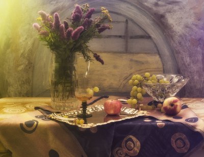 Rustikale Blumen und Früchte von UstinaGreen