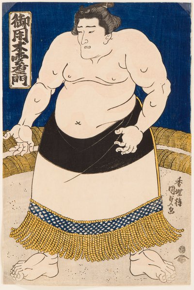 Porträt des Sumo-Ringers Goyogi Kumoemon von Utagawa Kunisada