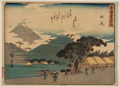 Ejiri, aus der Serie „Dreiundfünfzig Stationen des Tôkaidô“ von Utagawa Hiroshige