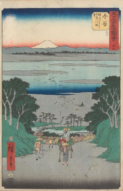 Berühmte Ansichten der dreiundfünfzig Stationen von Utagawa Hiroshige