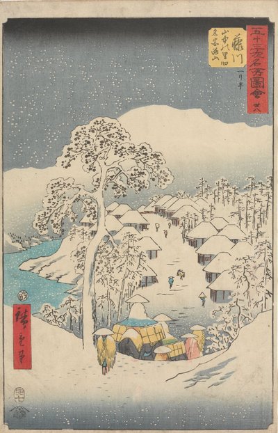 Berühmte Ansichten der dreiundfünfzig Stationen von Utagawa Hiroshige