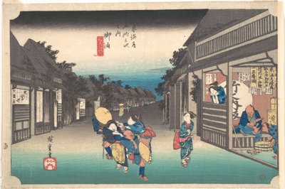 Goyu, Tabibito Ryujo von Utagawa Hiroshige