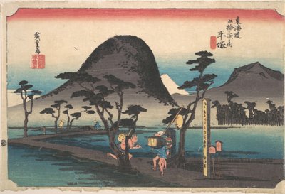 Hiratsuka; Nawate-Straße von Utagawa Hiroshige