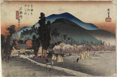 Ishiyakushi-Tempel, Ishiyakushi, ca. 1833 von Utagawa Hiroshige
