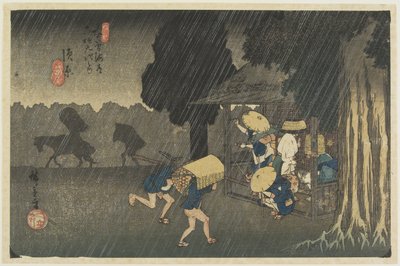Nr. 40 Suhara von Utagawa Hiroshige