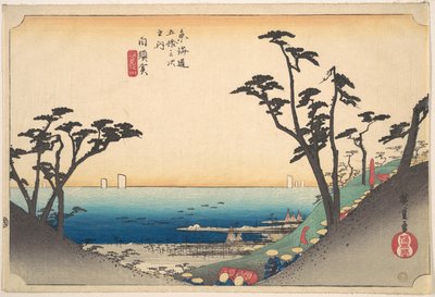 Shirasuka, Shio-mi Zaka von Utagawa Hiroshige