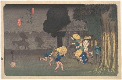 Suhara, aus „Die neunundsechzig Stationen des Kisokaido“ von Utagawa Hiroshige