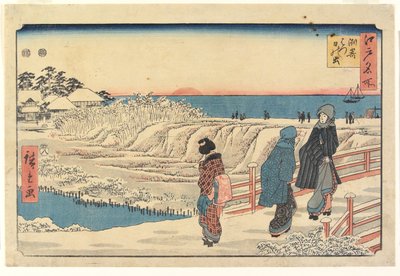 Sonnenaufgang am Neujahrstag in Susaki von Utagawa Hiroshige