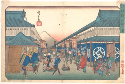 Suruga-Straße von Utagawa Hiroshige