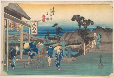 Totsuka; Moto Machi Betsudo von Utagawa Hiroshige