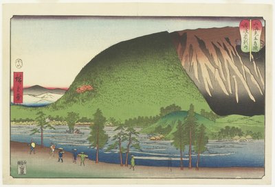 Zo_zu-Berg in den Provinzen Sanuki, August 1857 von Utagawa Hiroshige