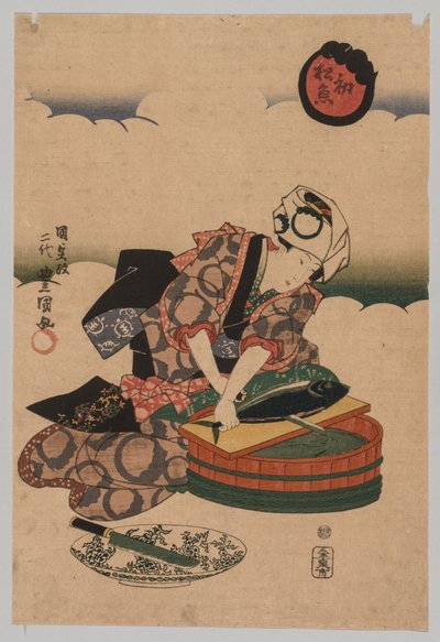 Vorbereitung Bonita von Utagawa Kunisada