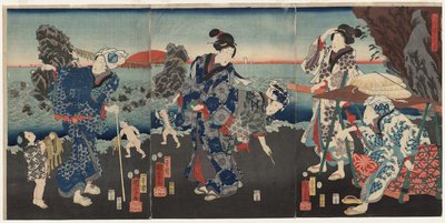 Sonnenaufgang in der Bucht von Futami von Utagawa Kuniyoshi