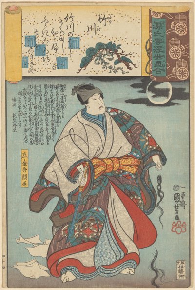 Ukiyo-e Parallelen zu den wolkigen Kapiteln des Genji von Utagawa Kuniyoshi