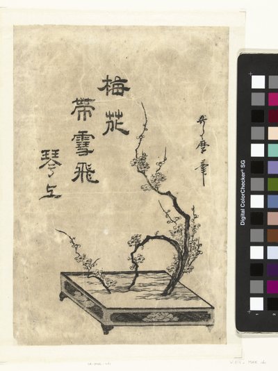Pflaumenzweige von Utamaro (II) , Kitagawa (attributed to)