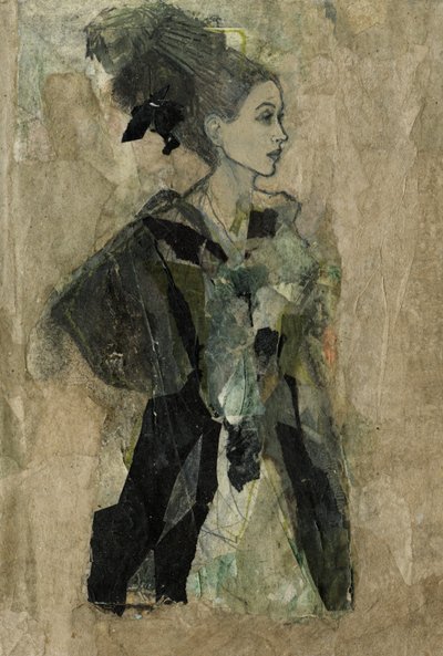Elegante Abstrakte Frau von Ute Rathmann