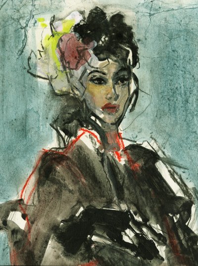 Elegantes Modeporträt von Ute Rathmann