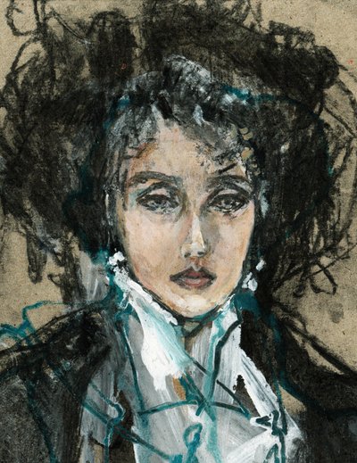 Porträt einer geheimnisvollen Frau von Ute Rathmann