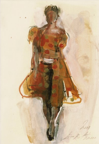 Polka-Dot-Mode-Spaziergang von Ute Rathmann