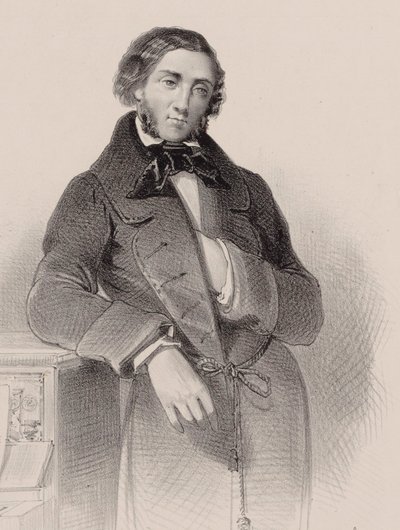 Porträt des Pianisten und Komponisten Felix Mendelssohn Bartholdy 1809-1847 von V. Guillet