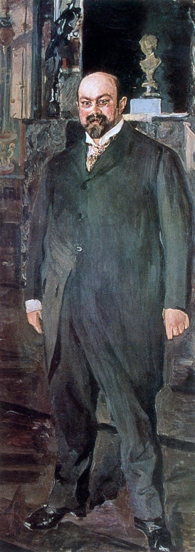 Porträt von Mikhail Abramovich Morozov, 1902 von Valentin Serov