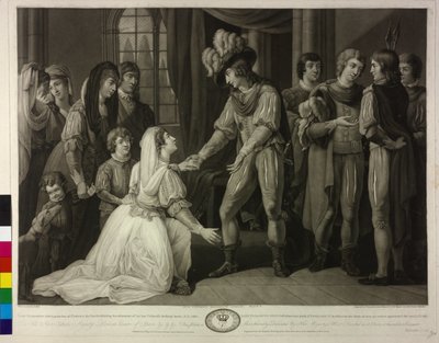 König von England Lady Elizabeth Grey und Eduard IV von Valentine Green