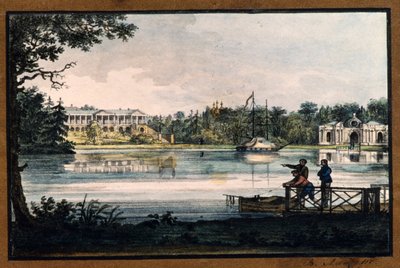 Cameron-Galerie im Katharinenpalast in Zarskoje Selo von Valerian Platonovich Langer