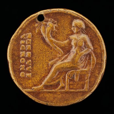 Concordia hält Füllhörner [Rückseite] von Valerio Belli
