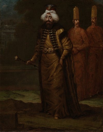 Sultan Ahmed III 1673-1736, ca. 1729 von Vanmour